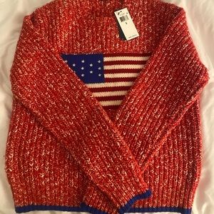 Ralph Lauren American Flag Sweater